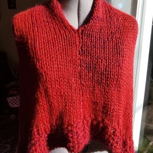 Super soft wool shoulder cape